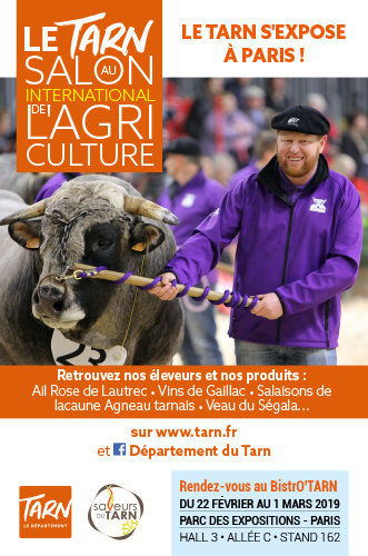 Le Tarn au Salon International de l'Agriculture 2020